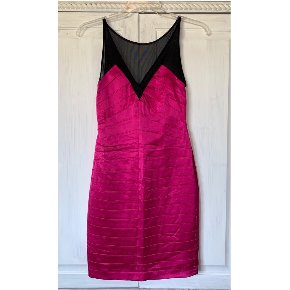 Bebe Womens Priscilla Silk Dress - Picture 1 of 8